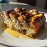 Chocolate Banana Bread Pudding