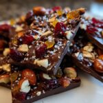 Chocolate Bark with Nuts and Fruit