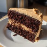 Chocolate Cake with Peanut Butter Frosting