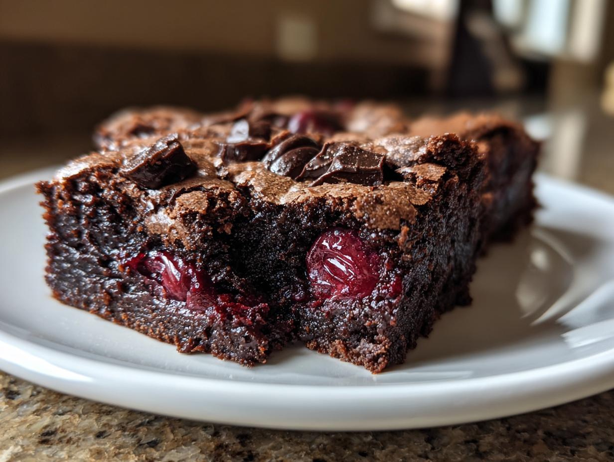 **25-Minute Chocolate Cherry Brownies That Are Irresistible**
