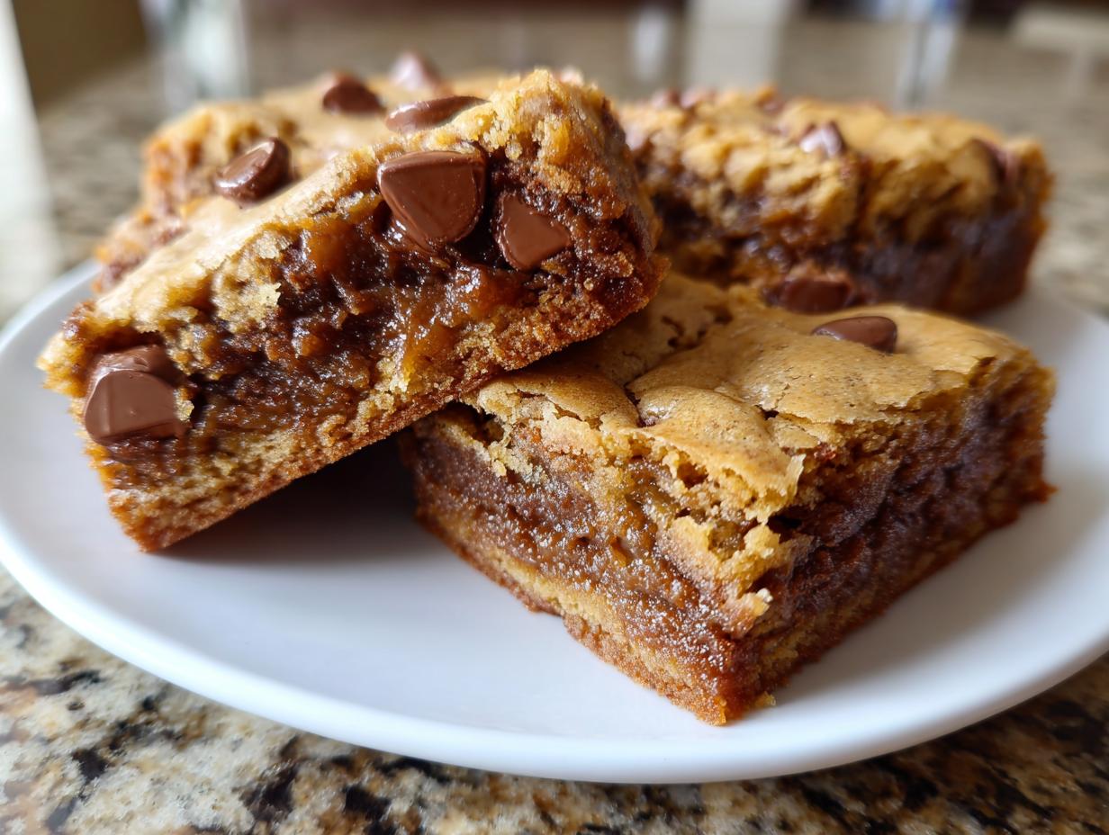 Irresistible Chocolate Chip Blondies in Just 30 Minutes