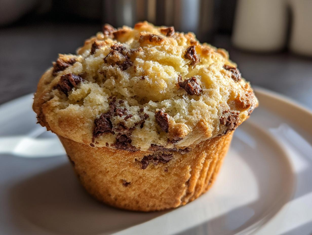 1 Perfect Chocolate Chip Muffins That Will Disappear Fast