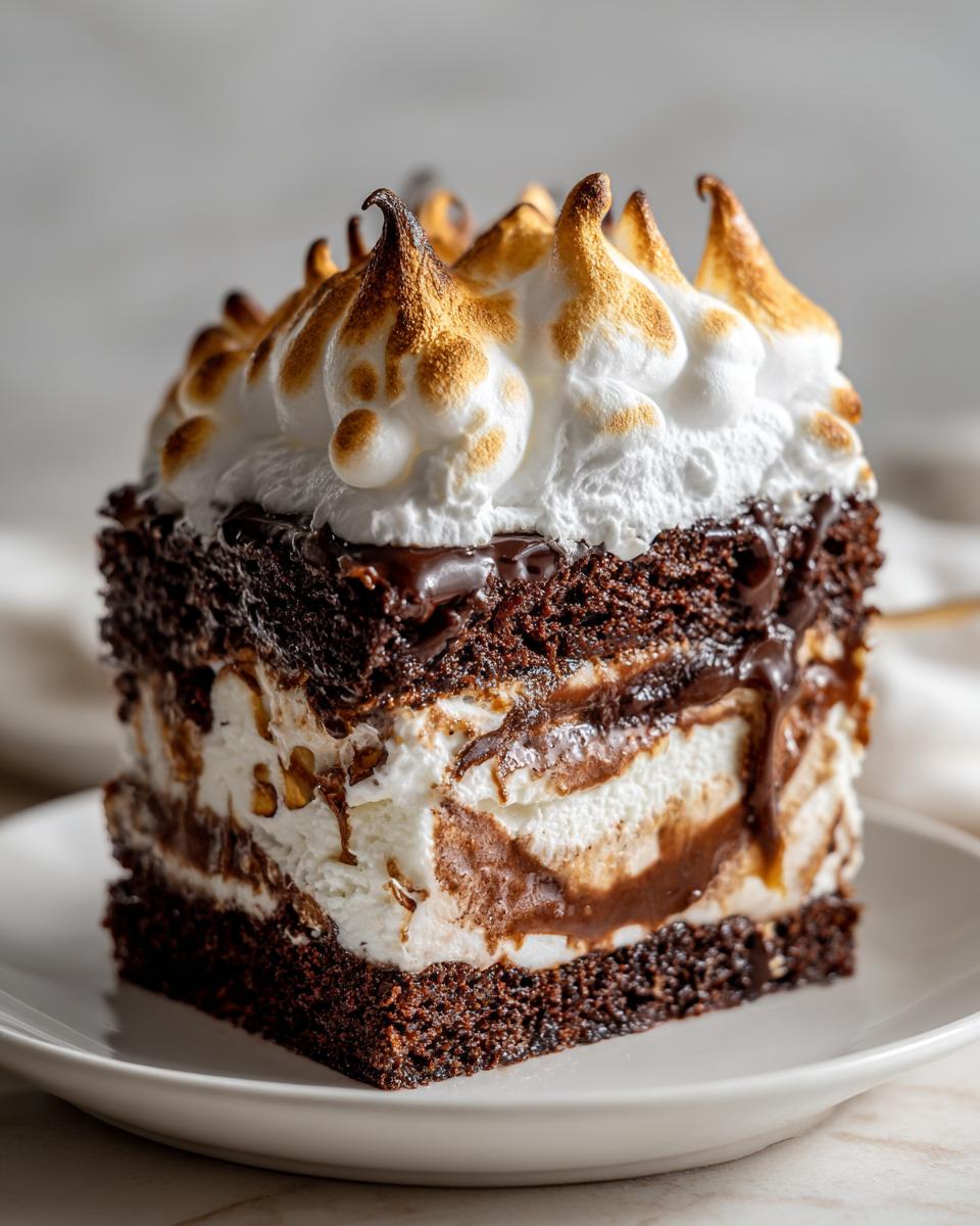 Chocolate Coffee Hazelnut Baked Alaska - detail 1