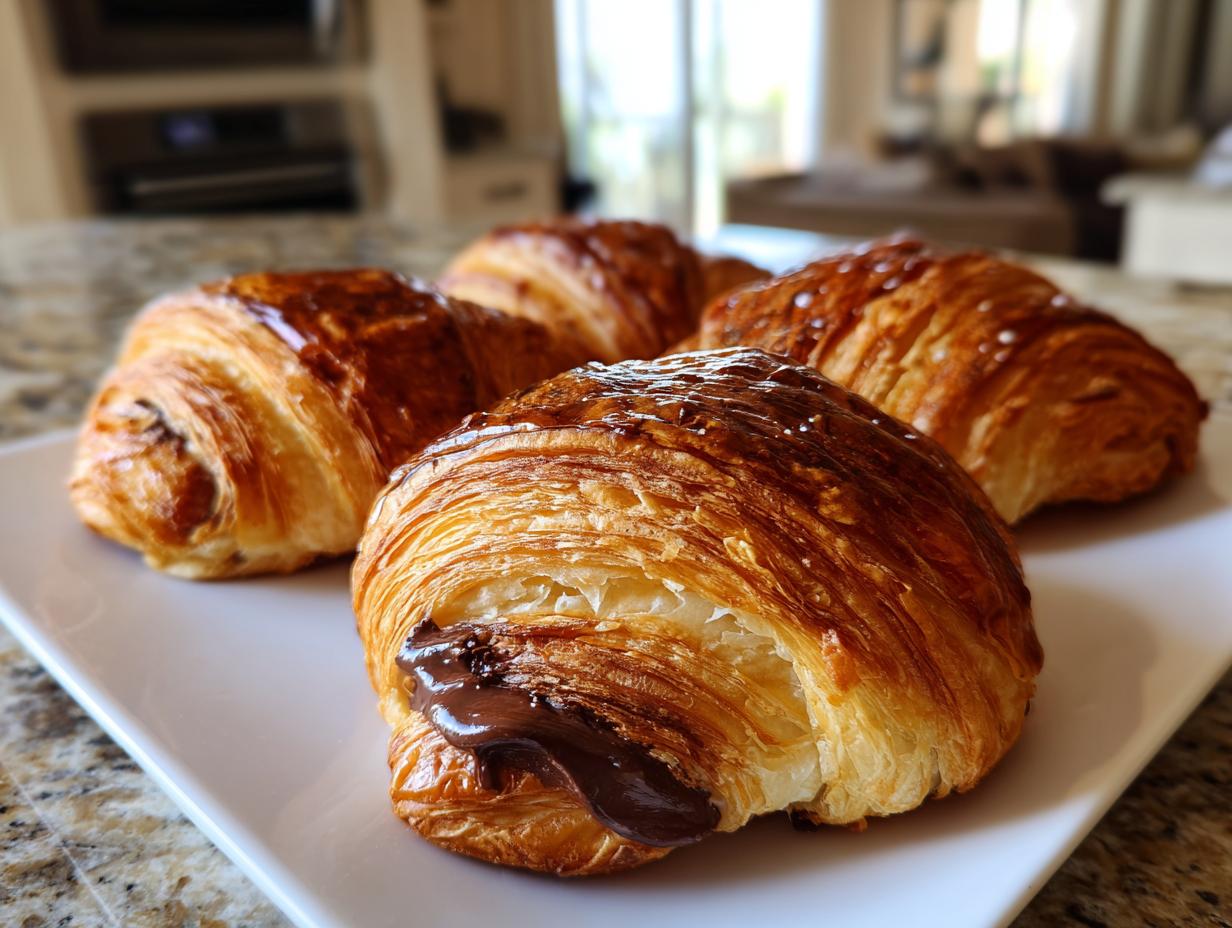 35-Minute Homemade Chocolate Croissants – Irresistible Bliss