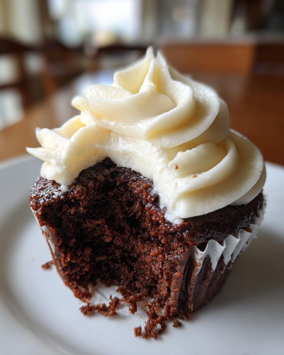 Chocolate Cupcakes with Buttercream - detail 1