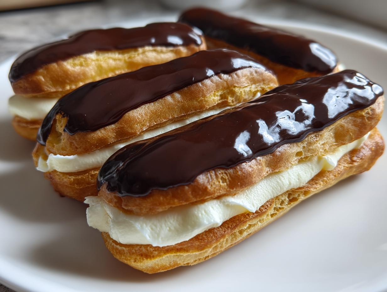 3-Ingredient Chocolate Eclairs That Taste Magical