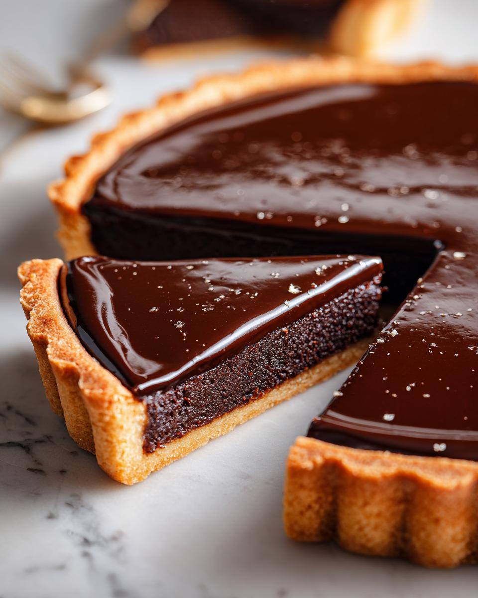 Chocolate Ganache Tart - detail 1