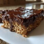 Chocolate Peanut Butter Oat Bars