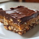 Chocolate Peanut Butter Pretzel Bars