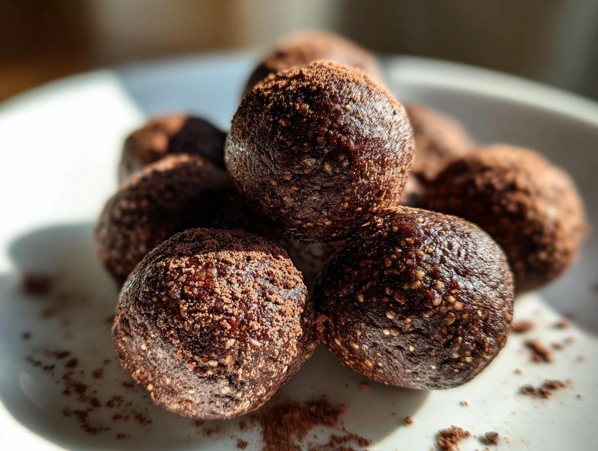 5-Ingredient Chocolate Protein Balls: Irresistible Energy Boost
