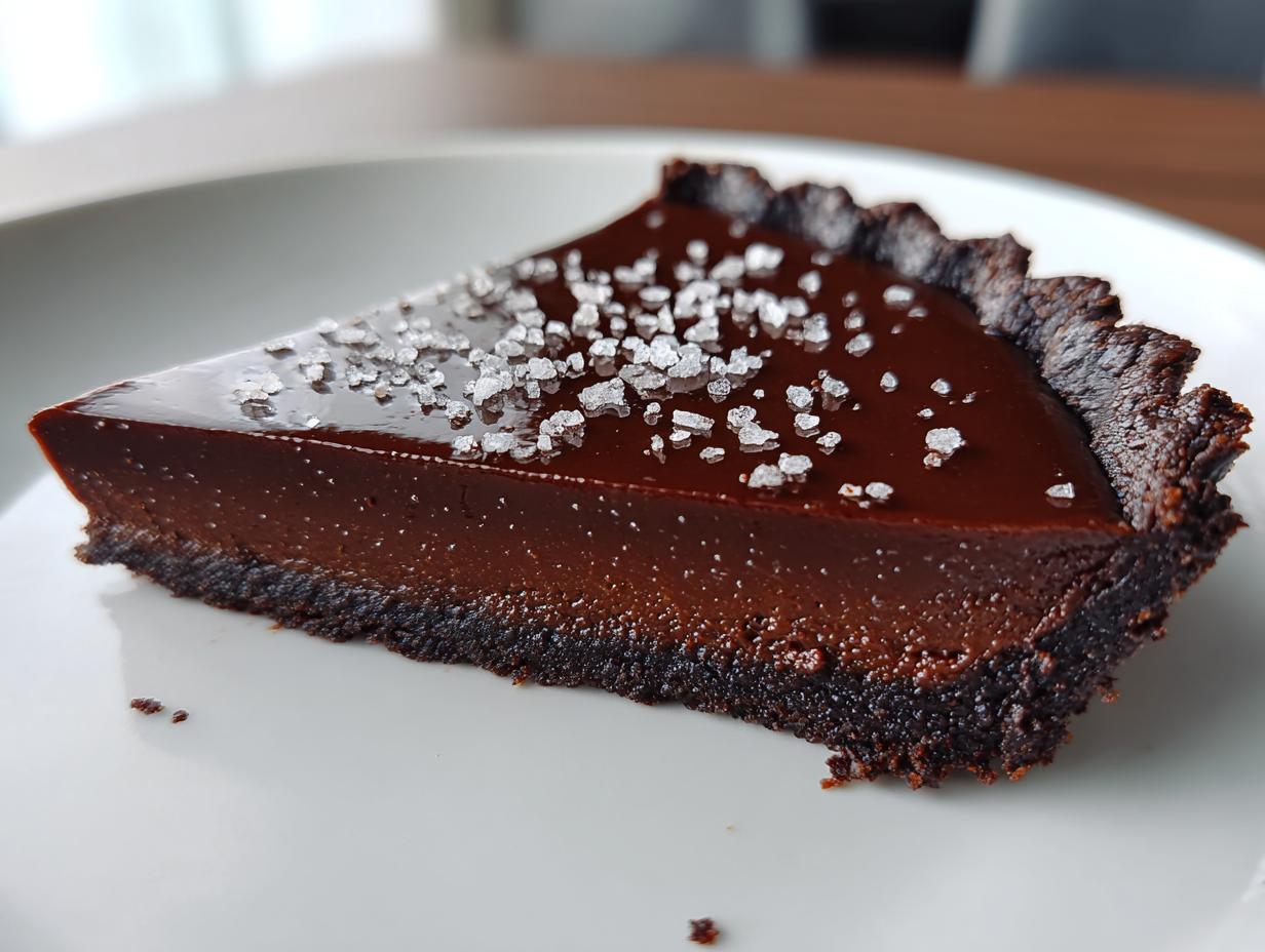 Secret to the Most Irresistible Chocolate Tart with Sea Salt  

(Note: Character count is 58, including spaces. The title hooks with words like “Secret” and “Irresistible” while accurately representing the content. It includes the exact primary keyword “Chocolate Tart with Sea Salt,” uses the power word “Irresistible,” and contains a positive sentiment.)