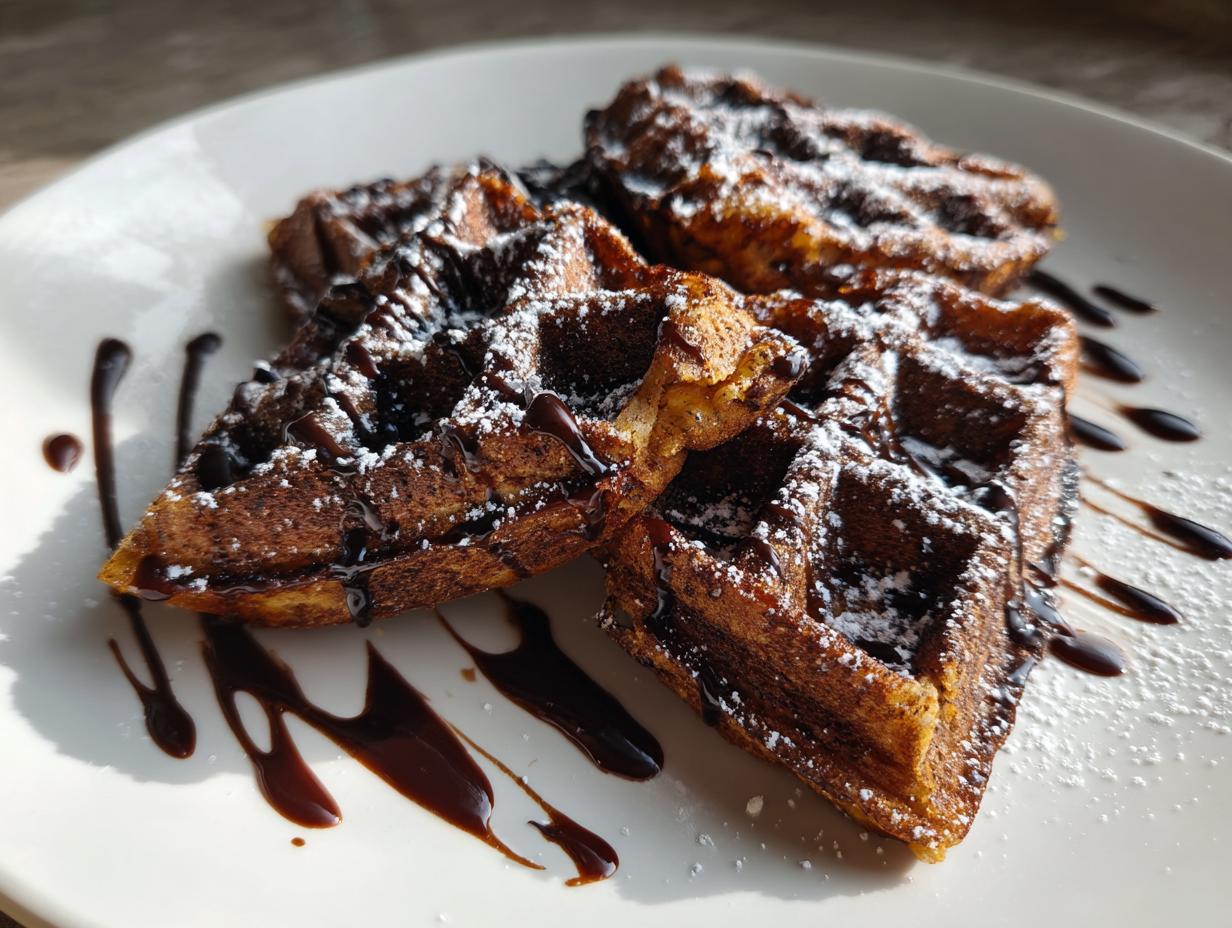Irresistible Chocolate Waffles Recipe in 3 Simple Steps