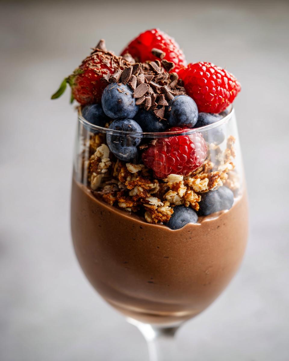 5-Minute Chocolate Yogurt Parfait – Blissful & Healthy Indulgence