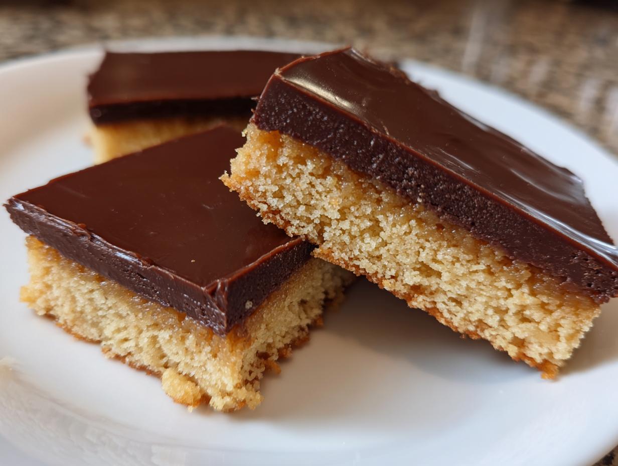 Irresistible 30-Minute Tahini Chocolate Shortbread Bars Recipe