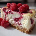 White Chocolate Raspberry Cheesecake