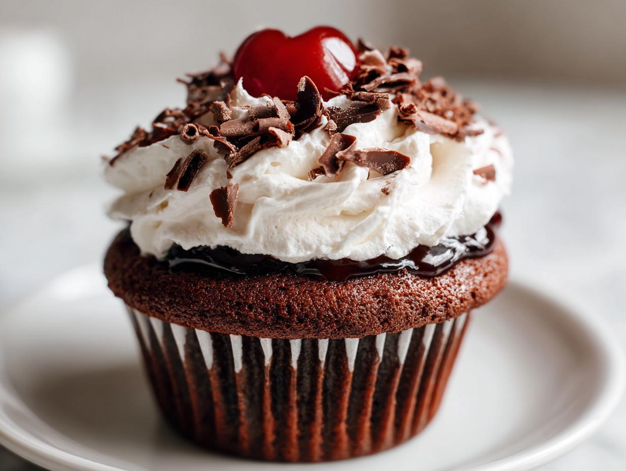 Bakery Copycat Black Forest Cupcakes Recipe: 1 Bite & You’re Hooked