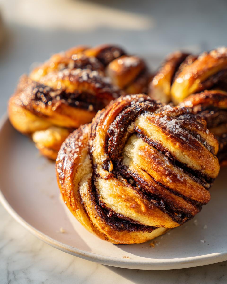 Bakery-Style Chocolate Babka Twists - detail 1