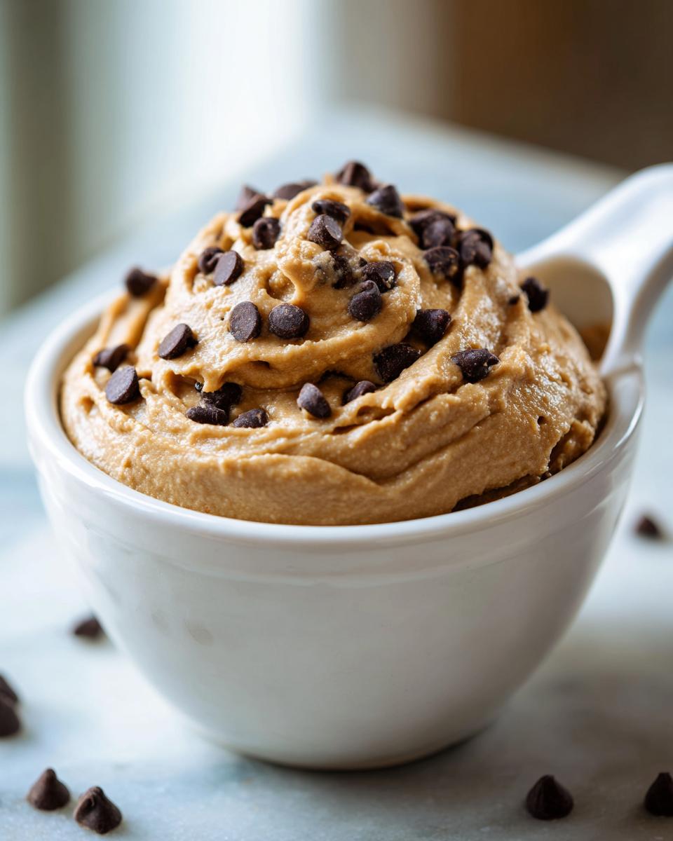 Bakery-Style Copycat Chocolate Chip Cookie Dough Dip - detail 1