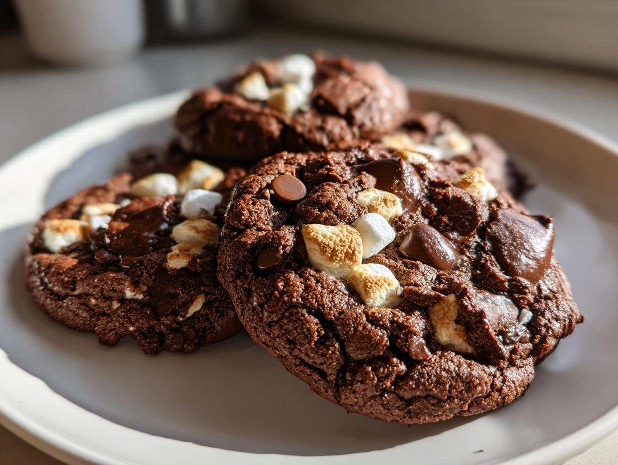 Irresistible Cozy Fudgy Hot Chocolate Cookies in 8 Steps