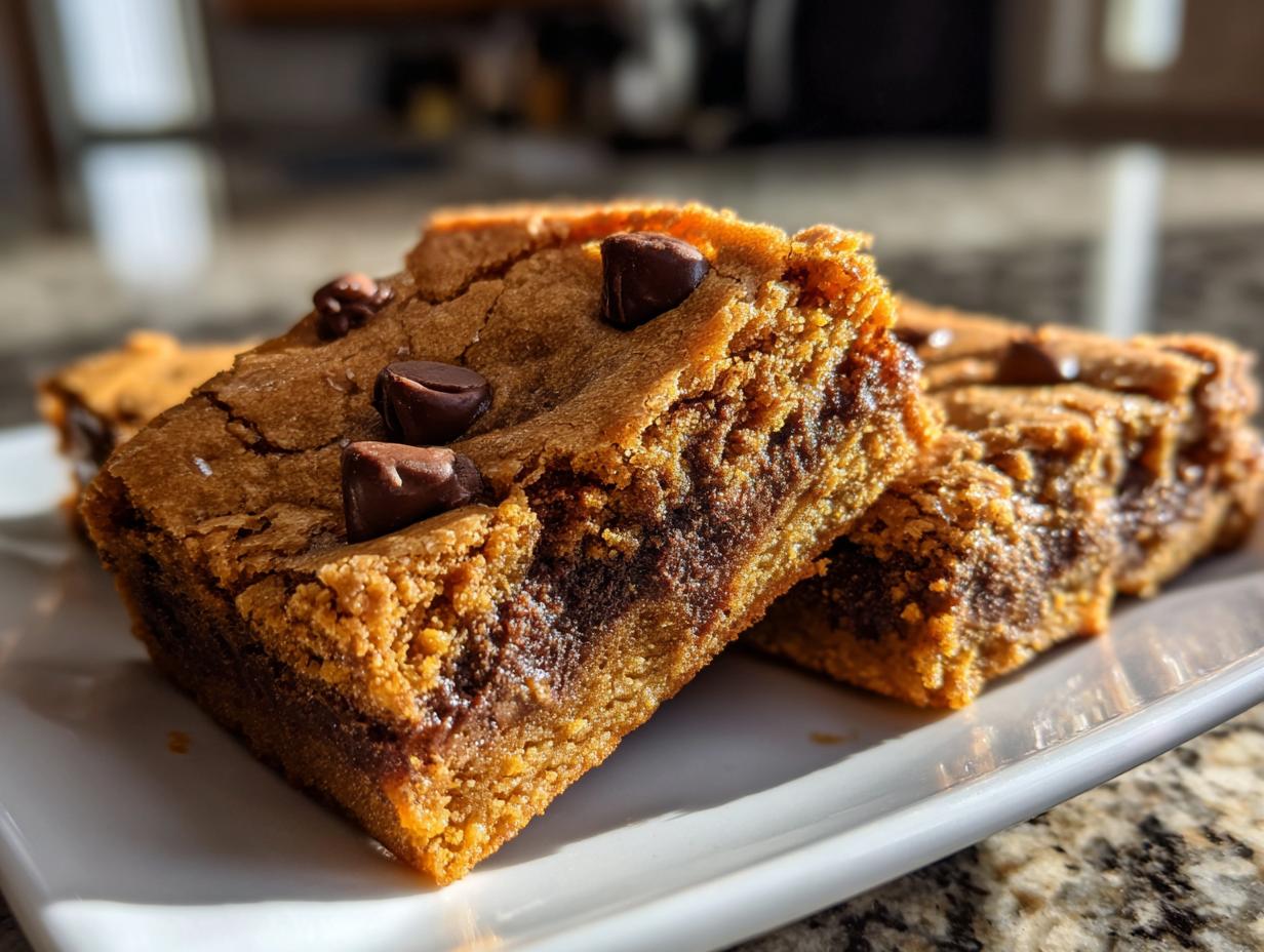 Irresistible Cozy Gingerbread Chocolate Blondies in 8 Steps