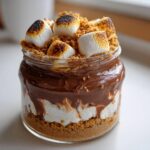 Cozy S'mores Chocolate Jar Desserts