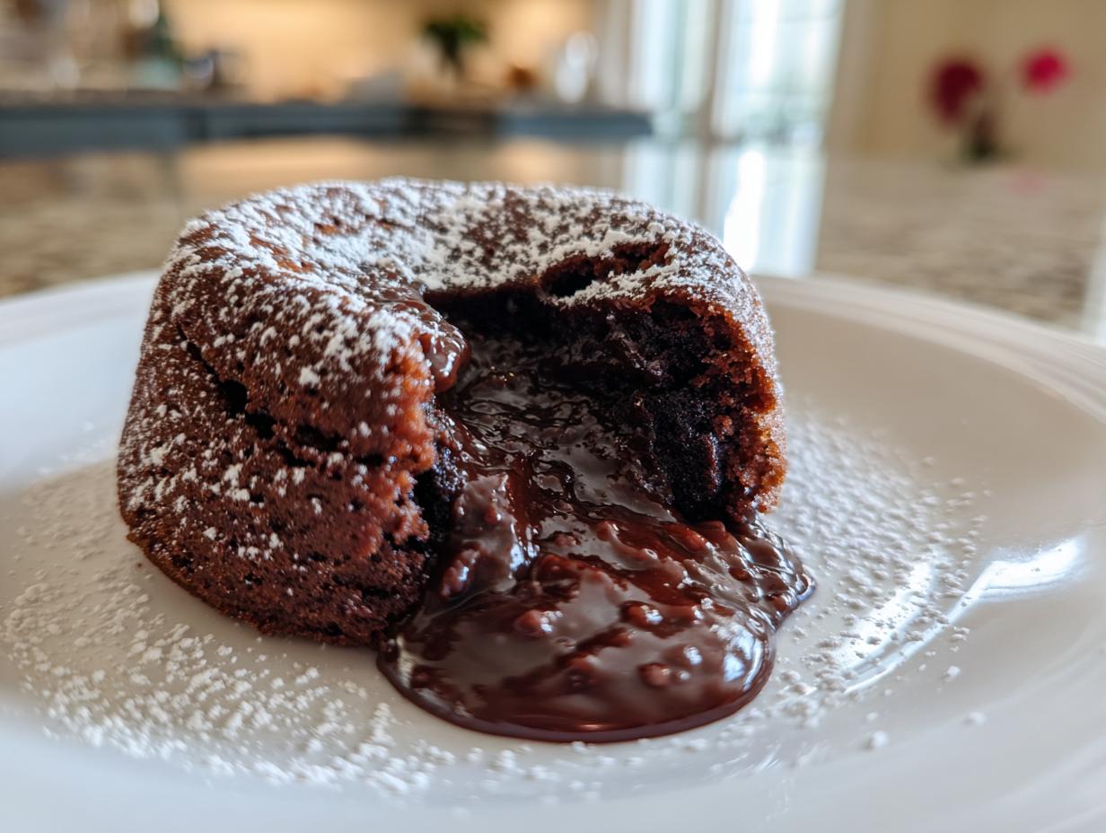 15-Minute Cozy Winter Dark Chocolate Lava Cakes Recipe