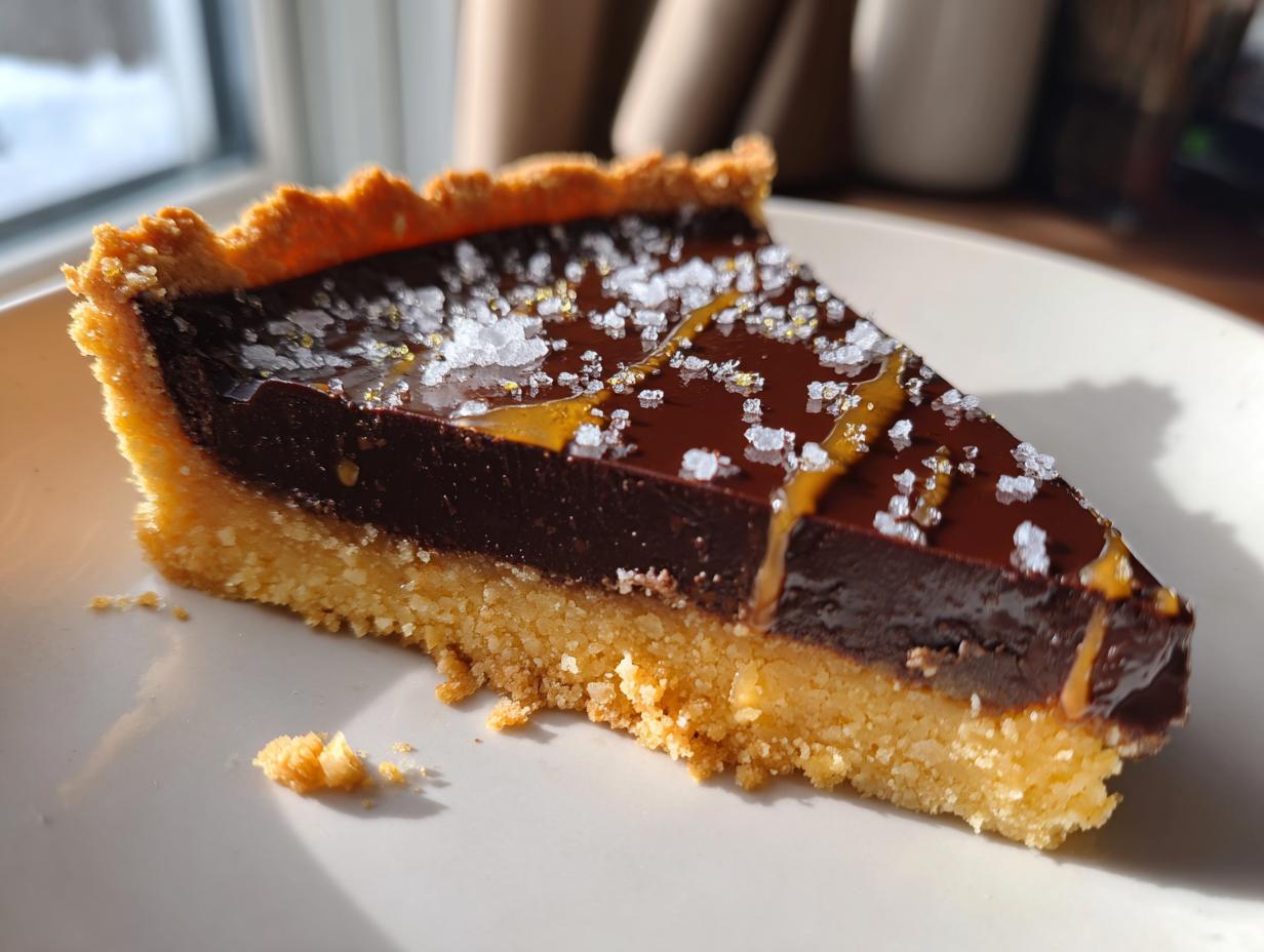 Decadent Salted Honey Chocolate Tart: 1 Irresistible Masterpiece