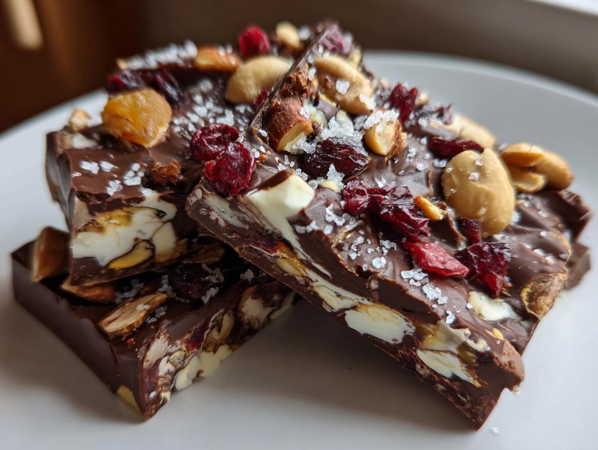 60-Minute Decadent Triple Threat Chocolate Bark Perfection