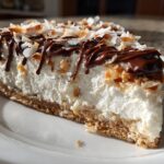Easy No-Bake Almond Joy Cheesecake