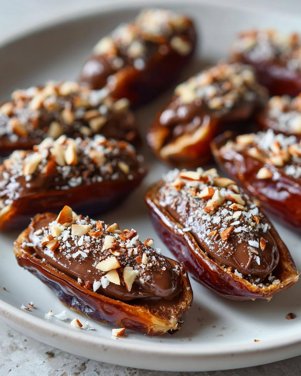Easy No-Bake Nutella Stuffed Dates - detail 1