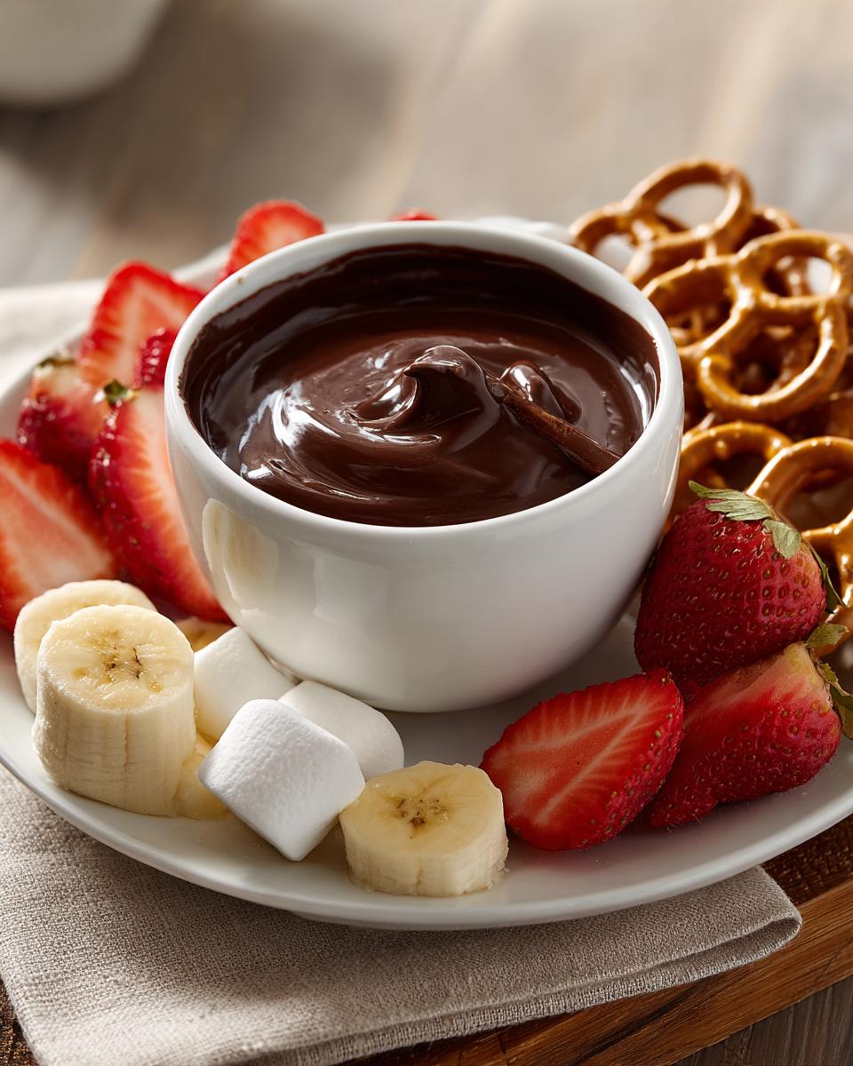 Easy Romantic Chocolate Fondue Dippers - detail 1