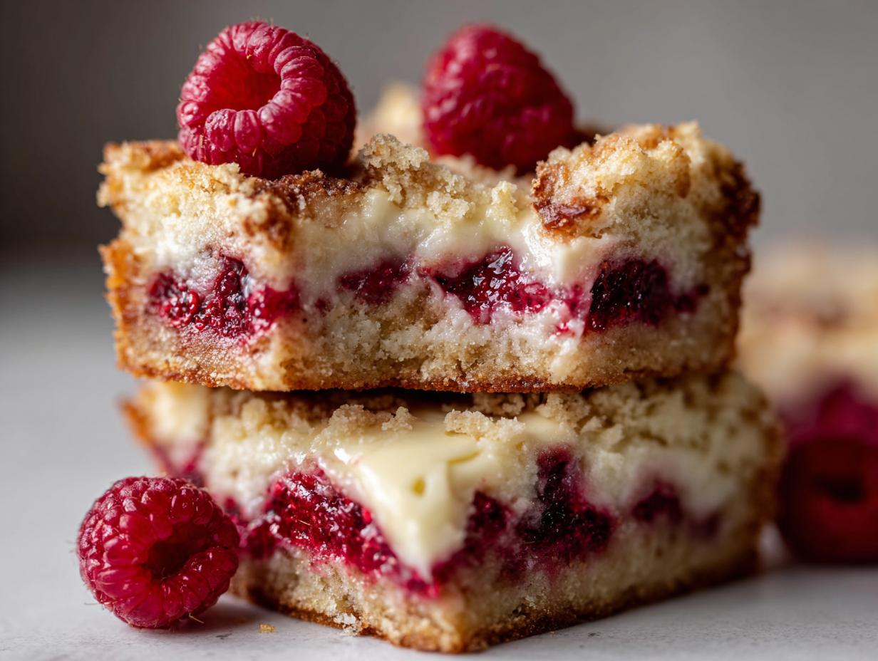 45-Minute Easy Valentine’s White Choc Raspberry Bars That Steal Hearts