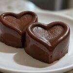 Fluffy No-Bake Chocolate Mousse Hearts