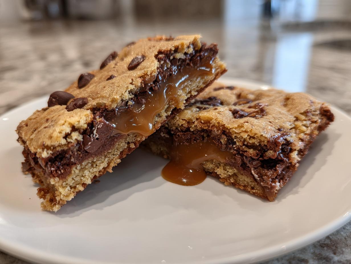 Irresistible Gooey Super Bowl Caramel Chocolate Bars in 30 Minutes