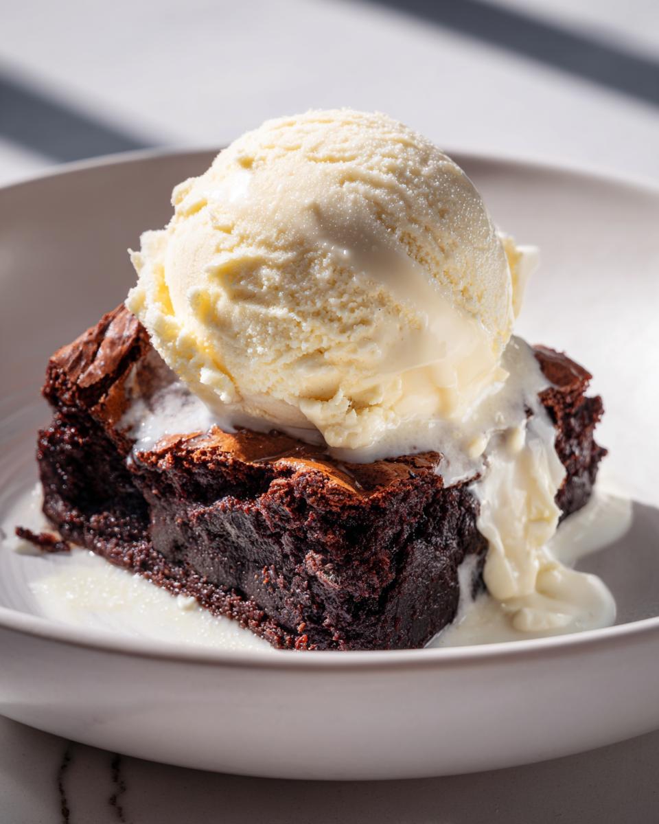 Indulgent Fudge Brownie Ice Cream Sandwiches - detail 1