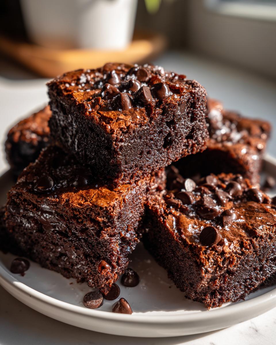 Indulgent Fudgy Black Bean Brownies - detail 1
