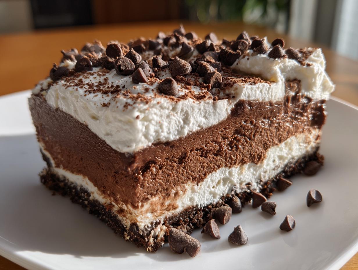 25 Irresistible Indulgent No-Bake Chocolate Lasagna Bites Recipe