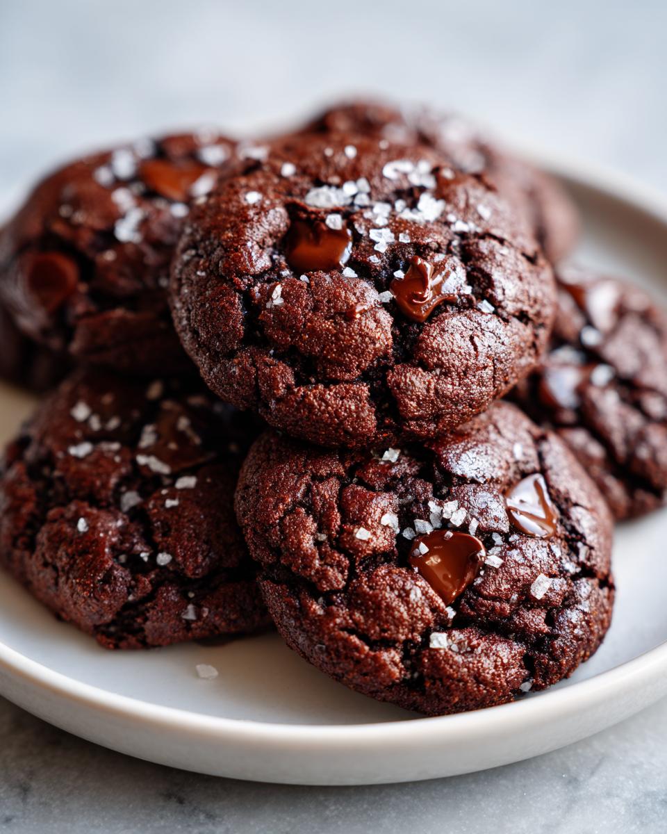 Indulgent Salted Chocolate Tahini Cookies - detail 1