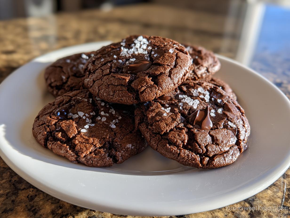Irresistible Indulgent Salted Chocolate Tahini Cookies in 30 Minutes