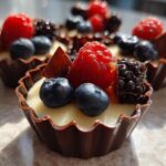 Luxe No-Bake Panna Cotta Chocolate Cups
