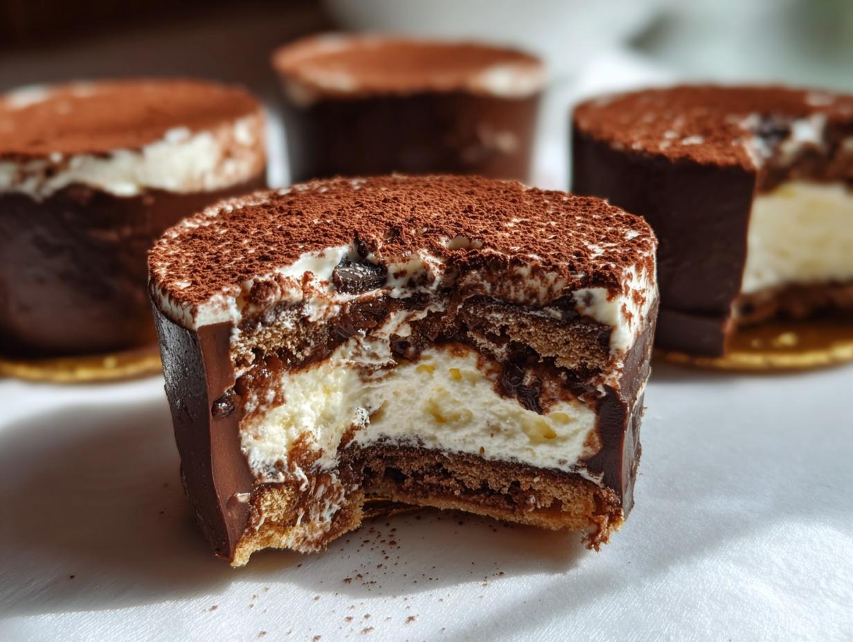 “20-Minute No-Bake Tiramisu Chocolate Cups You’ll Crave”