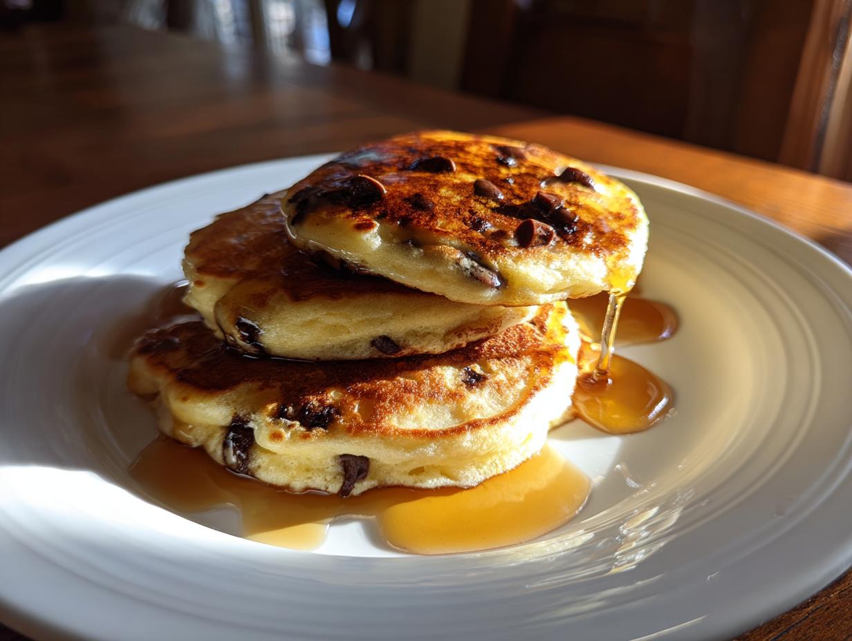 Nostalgic Double Chocolate Chip Pancakes: 5 Secrets to Perfect Fluffiness