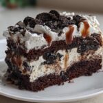 Nostalgic Fudge Ripple Ice Cream Cake