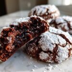 Nostalgic Fudgy Chocolate Crinkle Cookies