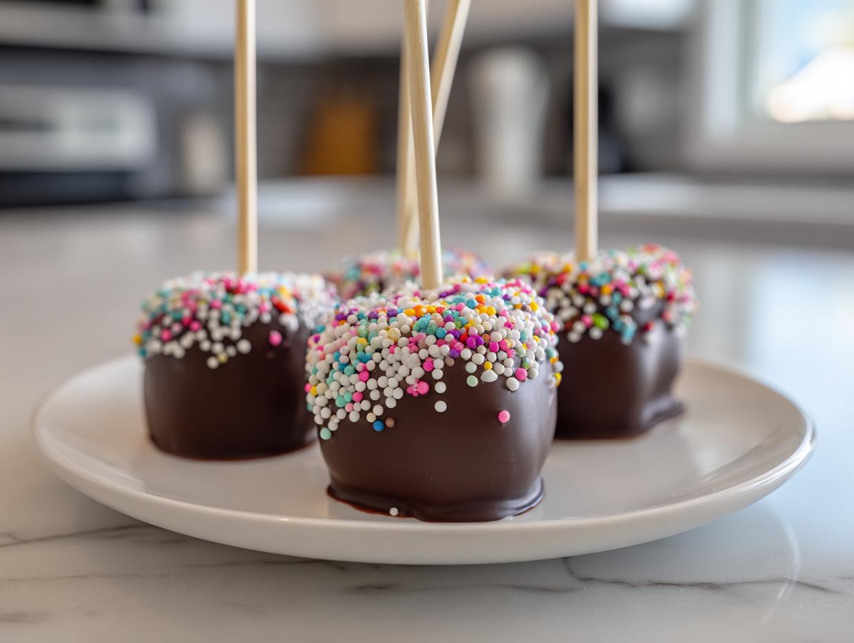 Irresistible Party Chocolate Covered Marshmallow Pops in 10 Minutes