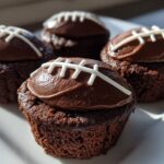 Party-Ready Chocolate Football Cupcakes