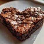 Romantic Heart Shaped Chocolate Brownies