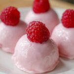 Romantic Pink Chocolate Mousse Bombs