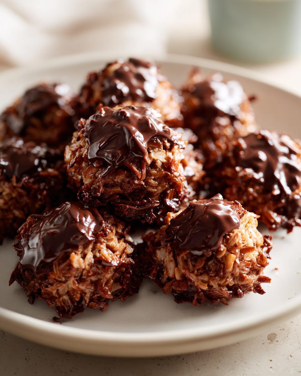 Shareable Almond Joy Chocolate Clusters - detail 1