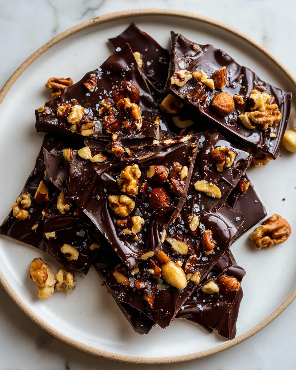 Shareable Dark Chocolate Bark with Nuts - detail 1